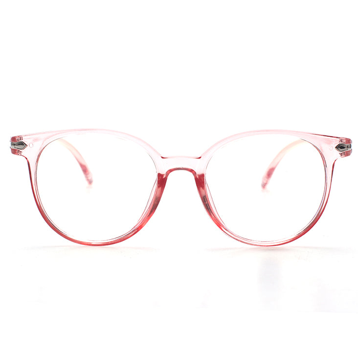 Blauw licht filter bril | Brooklyn - Transparant roze